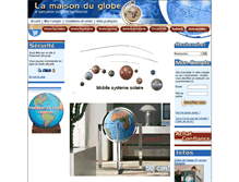 Tablet Screenshot of lamaisonduglobe.com